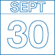 SEPT 30 Date Graphic