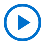 Blue Play Button icon